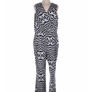 Disney Nikki Poulos Alice Through the Looking GlassMonochrome Geometric Jumpsuit
